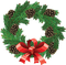 Christmas wreath. Christmas decoration. Leila - png gratis GIF animado