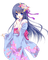 anime kimono - png gratis GIF animado