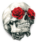Y.A.M._Gothic skull - PNG gratuit GIF animé