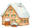 winter house - Бесплатный анимированный гифка анимированный гифка