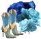 Roses Bleues ** - 無料のアニメーション GIF アニメーションGIF