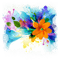 Kaz_Creations  Paysage Scenery Flowers - gratis png animeret GIF