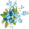 blue flower - besplatni png animirani GIF