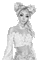 Y.A.M._Summer woman girl black-white - Δωρεάν κινούμενο GIF κινούμενο GIF