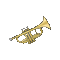 Marching Band Trumpet - Ücretsiz animasyonlu GIF animasyonlu GIF