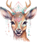 ♡§m3§♡ kawaii deer animal pink cute - ingyenes png animált GIF