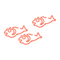 GCI-FRI neon smallfry salmon run sticker - png gratuito GIF animata