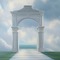 White Cloudy Gate - png gratis GIF animasi