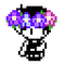 omori flower crown - gratis png geanimeerde GIF