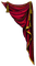 Kaz_Creations Deco Curtains Red - png gratuito GIF animata