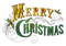 kikkapink merry christmas text - PNG gratuit GIF animé