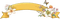 Bannière jaune - Безплатен анимиран GIF