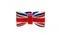 bague noeud papillon rouge bleu drapeau anglais london - png grátis Gif Animado