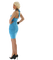 Kaz_Creations Woman Femme Blue - Free PNG Animated GIF
