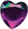 Kaz_Creations Deco Scrap Gem Colours Heart Love - PNG gratuit GIF animé