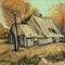 Beige Autumn Cottage - kostenlos png Animiertes GIF