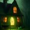 Green Creepy Shack - ücretsiz png animasyonlu GIF