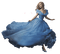 kvinna blå - Free PNG Animated GIF