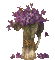 purple flowers laurachan - Bezmaksas animēts GIF animēts GIF