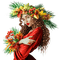 Y.A.M._Autumn Fantasy woman girl - Free PNG Animated GIF