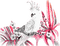 soave deco summer tropical bird parrot branch - 無料png アニメーションGIF