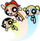 Powerpuff Girls flying - Free PNG Animated GIF