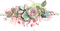 kikkapink deco flowers pink border cluster - PNG gratuit GIF animé