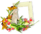 easter ostern Pâques paques deco tube bunny hase lapin animal flower fleur frame cadre text - bezmaksas png animēts GIF