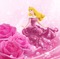 image encre bon anniversaire color effet fleurs princesse Disney  edited by me - бесплатно png анимированный гифка