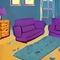 Cartoon Living Room - nemokama png animuotas GIF