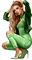 chica de verde - ücretsiz png animasyonlu GIF