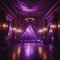 Dark Purple Gothic Vintage Dance Hall - nemokama png animuotas GIF