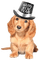 Happy New Year.Dog.Chien.Victoriabea - kostenlos png Animiertes GIF