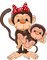 Kaz_Creations Animals Monkey - kostenlos png Animiertes GIF
