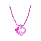 heart necklace - GIF animé gratuit GIF animé