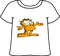 White Garfield T-shirt