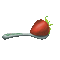 Strawberry.Fraise.Spoon.Fruit.gif.Victoriabea - Darmowy animowany GIF animowany gif