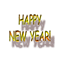 gif Happy New Year text - Darmowy animowany GIF animowany gif