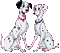 chantalmi  chien dalmatien walt disney - Darmowy animowany GIF animowany gif
