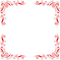 RED FLOWER FRAME cadre fleur rouge - Free PNG Animated GIF