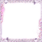 Purple and Pink Flowers Frame - By KittyKatLuv65 - bezmaksas png animēts GIF
