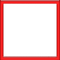 Red Gel Square Frame