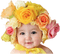 Kaz_Creations Baby Enfant Child Girl Flowers - PNG gratuit GIF animé