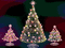 3 tree Christmas - GIF animado grátis Gif Animado