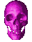 Emo rainbow skull - Δωρεάν κινούμενο GIF κινούμενο GIF