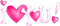 I love You.Text.Hearts.White.Pink - PNG gratuit GIF animé