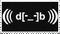 headphone kaomoji stamp - Darmowy animowany GIF animowany gif