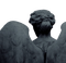 weeping angel statue (doctor who) - GIF animé gratuit