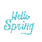 hello spring - GIF animé gratuit GIF animé