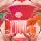 BG /Lu / waterfall.anim.moon.orange.pink.idca - Безплатен анимиран GIF анимиран GIF